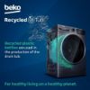 Beko BMN3WT3841S 8kg 1400 Spin Washing Machine - Silver_recycled tub