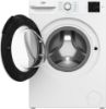 Beko BMN3WT3841W 8kg 1400 Spin Washing Machine in White_open