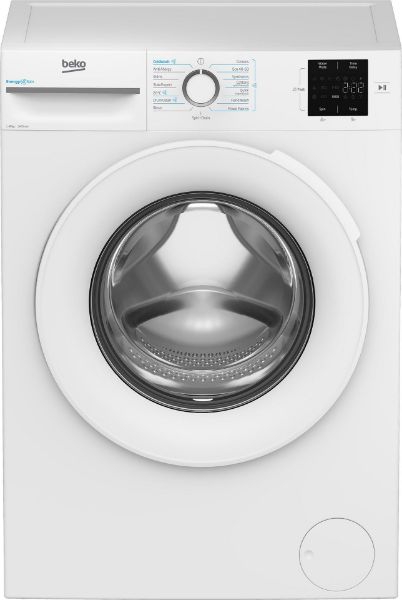 Beko BMN3WT3841W 8kg 1400 Spin Washing Machine in White_closed