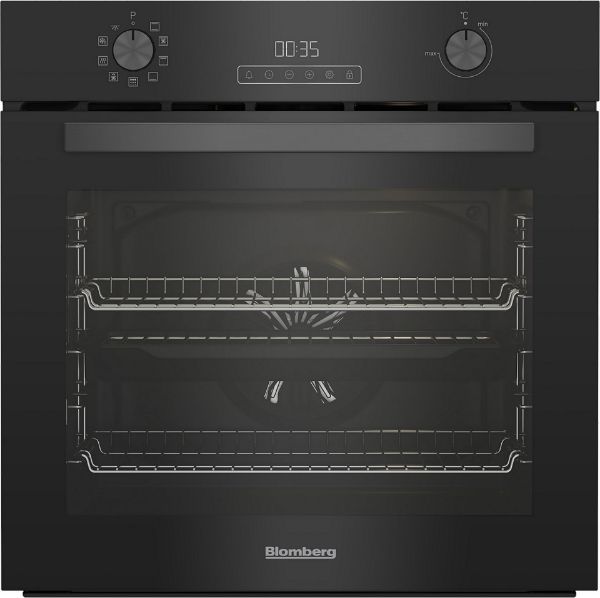 Blomberg ROEN8232BP 60cm Built In Electric Single Oven in Black_front