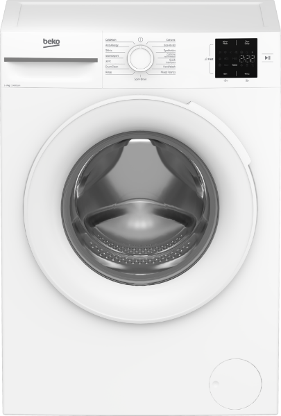 Beko BM1WU3741W 7kg 1400 Spin  Washing Machine in White_front