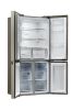 Haier HCR59F19ENMM 90.8cm  Freestanding American Fridge Freezer - Platinum Inox_angled view interior