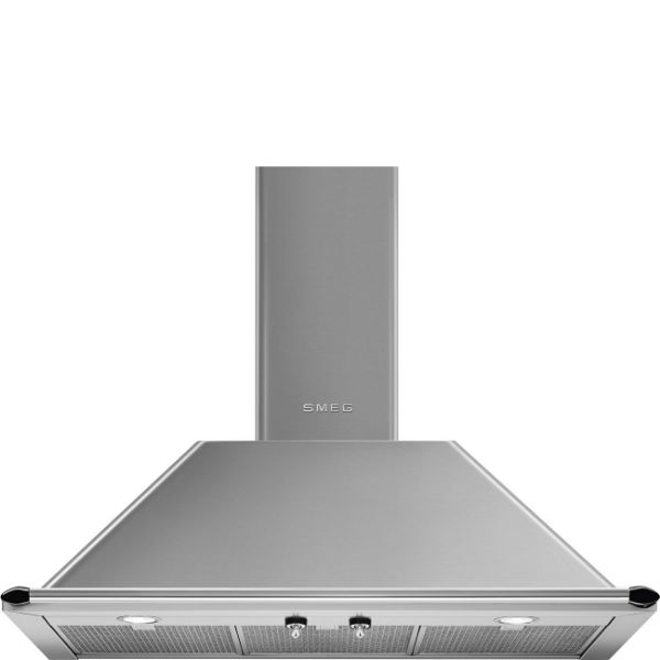 Smeg KTR90XE 90cm Victoria Chimney Hood in Stainless Steel 