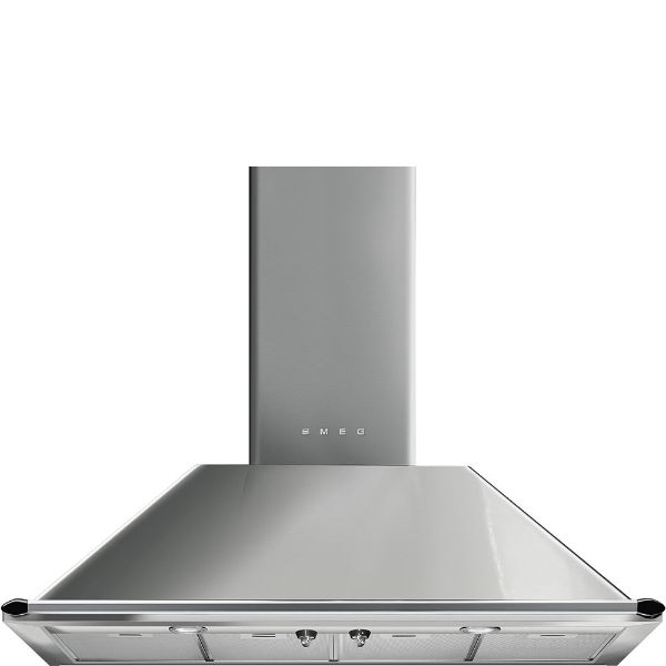 Smeg KTR110XE 110cm Victoria Chimney Hood in Stainless Steel 