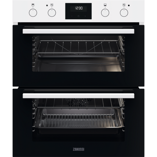 Zanussi ZPHNL3W1 59.4cm Built Under Electric Double Oven - White_main