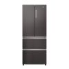 Haier HFR3718ENMD 70cm 60/40 Total No Frost Fridge Freezer - Dark Inox_front