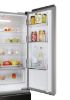 Haier HFR3718ENMD 70cm 60/40 Total No Frost Fridge Freezer - Dark Inox_open door