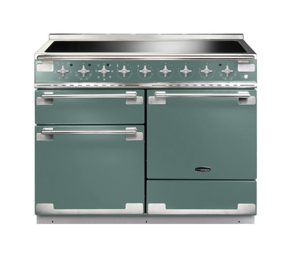 Rangemaster 126930 Elise 110 Induction Range Cooker in Mineral Green with Brushed Nickel Trim - ELS110EIMG/