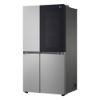 LG GSVV80PYLL 91.3cm 50/50 Frost Free American Fridge Freezer - Prime Silver_angled view