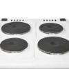 Haden HES050W 50cm Electric Cooker with Solid Plate Hob - White_hob