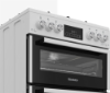 Blomberg GGRN655W 60cm Double Oven Gas Cooker with Gas Hob - White_controls