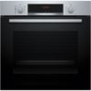 Bosch HQA534BS3B 59.4cm Built In Electric Single Oven - Stainless Steel_front