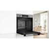 Bosch HQA534BS3B 59.4cm Built In Electric Single Oven - Stainless Steel_angled room view