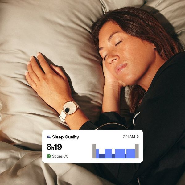 WITHINGS HWA111 Scanwatch Light - Rose Gold White_sleep quality