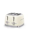 Smeg TSF03CRUK 4 Slice 50s Style Toaster in Cream_side