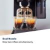 Beko CaffeExperto CEP5302B Manual Espresso with Steam Wand - Black_dual nozzle