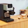 Beko CaffeExperto CEP5302B Manual Espresso with Steam Wand - Black_coffee machine and cups