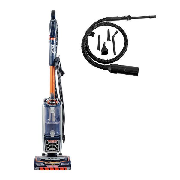 Shark NZ801UKT Anti Hair Wrap Upright Vacuum Cleaner - Blue - With Home and Car Cleaning Kit_with kit