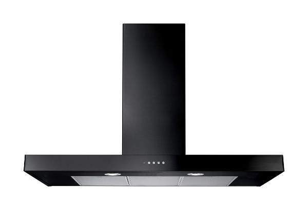 Rangemaster 105190 110cm Flat Hood Cooker Hood in Black - UNBHDS110BL/_hood