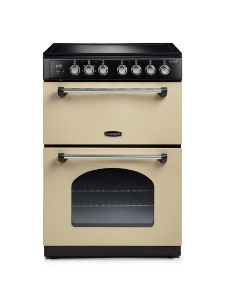 Picture of Rangemaster 128130 Classic 60 Induction Cooker in Cream with Chrome Trim - CLA60EICR/C