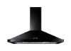 Rangemaster 95670 100cm Chimney Cooker Hood in Black and Chrome - LEIHDC100BC/