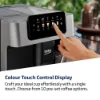 Beko CEG7304X Bean to Cup Fully Automatic Espresso Machine with Integrated Milk Jug - Silver_touch display