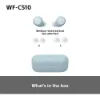 Sony WFC510L.CE7 Wireless In Ear Headphones - Blue_box contents