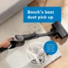 Bosch BBS1041GGB Cordless Handstick Vacuum Cleaner - 80 Minutes Runtime - Graphite_bosch's best dust pickup