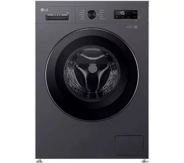 LG F4X1009NMK 9kg 1400 Spin Washing Machine - Slate Grey_main