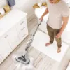 Shark S8201UK Steam & Scrub Automatic Steam Mop with Steam Blaster  - White_bathroom floor