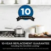 Ninja C63000UK Cookware 3-Piece Set - Silver_10  year replacement guarantee