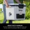 Ninja FB131UKWH FrostVault 30QT/28L Hard Cooler with Dry Zone - White_heavy duty handles