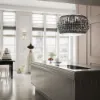 Elica INTERSTELLAR-B Interstellar 90cm Ceiling Cooker Hood in Black Crystal_room view