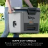 Ninja FB131UKGY FrostVault 30QT/28L Hard Cooler with Dry Zone - Slate Grey_heavy-duty handles