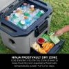 Ninja FB131UKGY FrostVault 30QT/28L Hard Cooler with Dry Zone - Slate Grey_dry zone