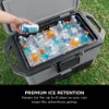 Ninja FB151UKGY FrostVault 50QT/47L Hard Cooler with Dry Zone - Slate Grey_premium ice retention