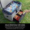 Ninja FB151UKGY FrostVault 50QT/47L Hard Cooler with Dry Zone - Slate Grey_dry zone