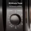 Tower T24034BLK 20 Litre 700W Dial Control Microwave_35 minute timer