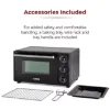 Tower T14043 23 Litre Mini Oven in Black_accessories included