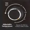 Tower T14043 23 Litre Mini Oven in Black_adjustable temperature