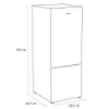 Sensis RFCMF0160EW 59.5cm Fridge Freezer - White_dimensions