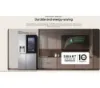 LG GSXE91BSAD Side By Side 91.3cm Non Plumbed - Fridge Freezer - Brushed Steel_energy saving