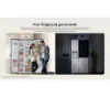 LG GSXE91BSAD Side By Side 91.3cm Non Plumbed - Fridge Freezer - Brushed Steel_smart