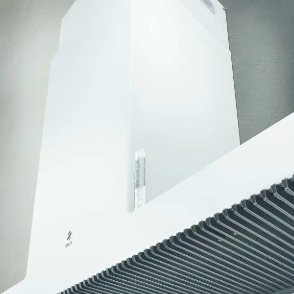 Elica HAIKU-120-WH Haiku 120cm Wide Chimney Cooker Hood in White_close up