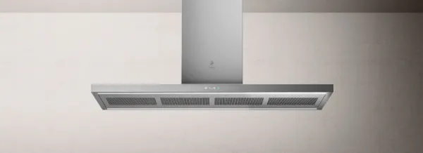 Elica THIN-ISLAND Thin Island 120cm Slimline Cooker Hood in Stainless Steel_front