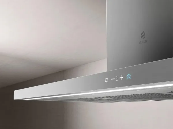Elica THIN-ISLAND Thin Island 120cm Slimline Cooker Hood in Stainless Steel_controls