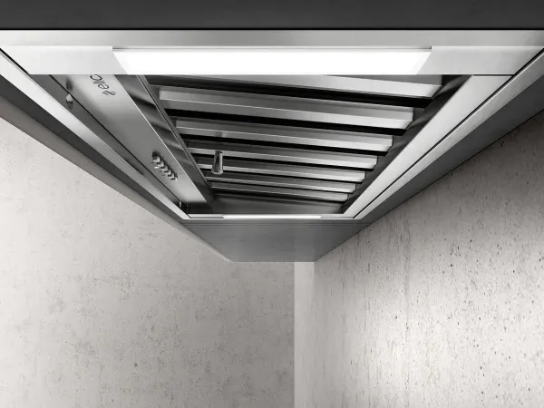 Elica CT-35-60 CT35 PRO 60cm Built-in Cooker Hood in Stainless Steel_light