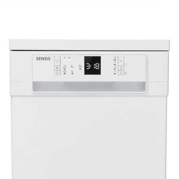 Sensis DWF0110SLEW Slimline Dishwasher - White - 10 Place Settings_controls