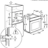 Zanussi ZOHHC0X2 59.4cm Built In Electric Single Oven - Stainless Steel_diagram1