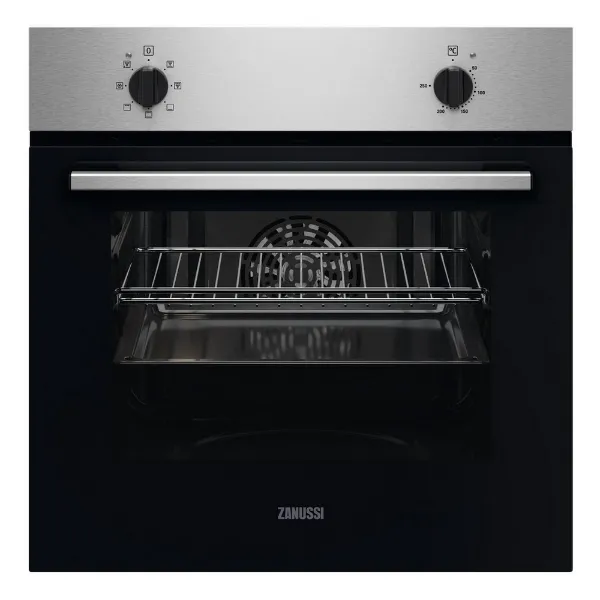 Zanussi ZOHHC0X2 59.4cm Built In Electric Single Oven - Stainless Steel_main